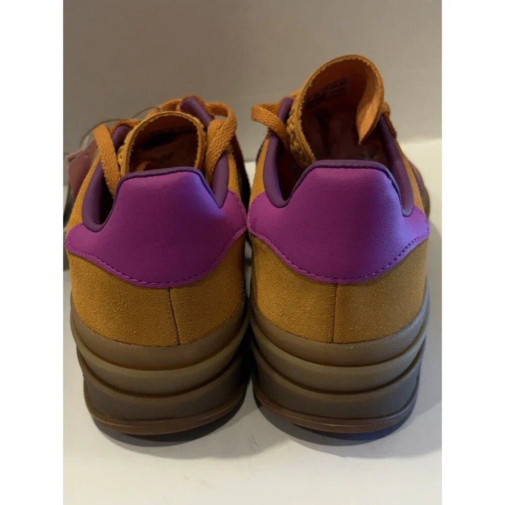 Size 6 - adidas Gazelle Bold Flash Orange Purple Burst W